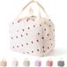 VHV Sac isotherme pour le déjeuner pour femmes - Sac à lunch isotherme avec poignée - Imprimé fraises