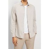 OLYMP Casual Regular Fit Overhemd beige, Faux-uni