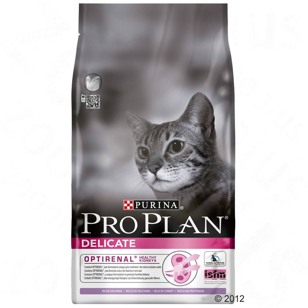 PRO PLAN Delicate - Kalkoen/Rijst - Kattenvoer - 3 kg