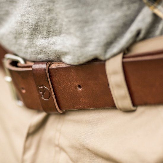 Fjällräven Singi Belt 4cm, leather cognac 85cm 2019