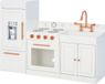 Teamson Kids Modern Houten Speelkeuken Met Accessoires - Wit & Rose Goud