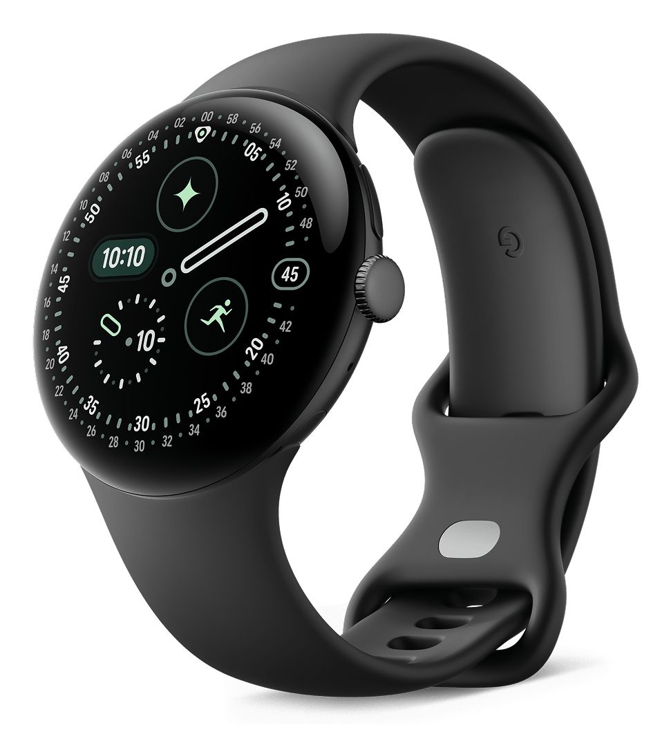Google Pixel Watch 4 45MM WiFi Black/Obsidian AMOLED Digital Touchscreen Smartwatch