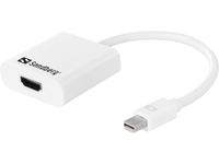 Sandberg Mini DisplayPort naar HDMI Adapter Wit