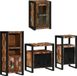 Maison Exclusive - Ensemble de meubles de salle de bain, 4 pièces, massif, bois recyclé