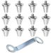 Omgoods - Crampons pour chaussures de football, lot de 12 pièces - Alliage d'aluminium - Embouts coniques - Compatible avec Nike/Puma/New Balance - Léger - Durable - Chaussures de football