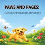 Paws & Pages Labrador Retriever Coloring Book
