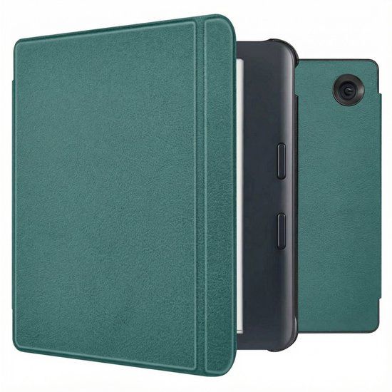 imoshion Ploonk B.V. Ereader Hoes - Geschikt voor Kobo Libra Colour - Donkergroen