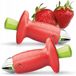 COM-FOUR Vertriebs GmbH 2x fraise décortiqueur et évider - acier inoxydable