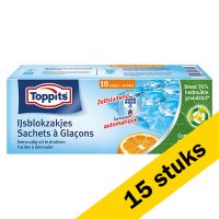 Toppits IJsblokzakjes - 15 x 10 x 20 blokjes - Aanbieding