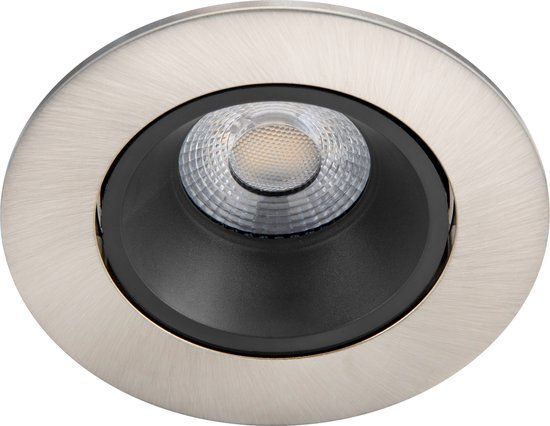 Philips Abrosa Inbouwspot - LED - Nikkel - 9W - 700 lumen