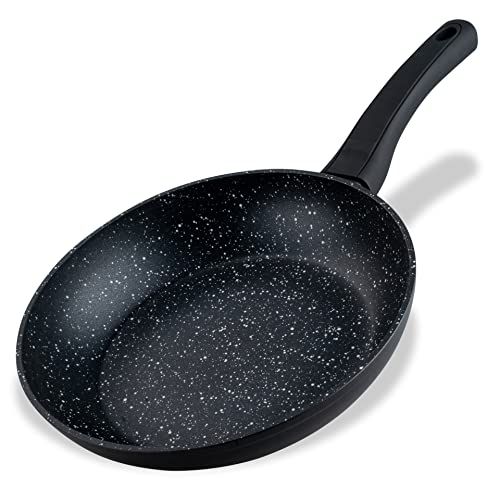 FACKELMANN Braadpan Marble 24 cm | Antiaanbakpan | 90% gerecycled aluminium | Inductie