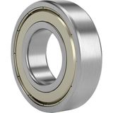 TRU COMPONENTS 6806 ZZ Roulement à billes, radial Acier au carbone, Acier à roulement Diamètre intérieur : 30 mm Diamètre extérieur : 42 mm Vitesse de rotation (max.) : 15000 tr/min