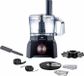 CONTINENTAL EDISON Robot de cuisine CERM600B, bol de 1,2 litre, trancheuse, pétrin, hacheur, fouet, fonction pulse