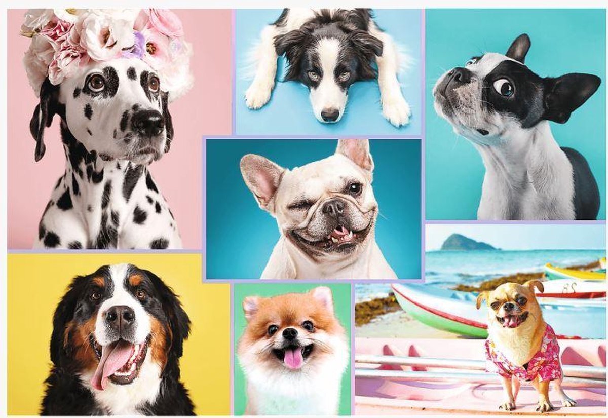 Trefl Cute dogs - Puzzel 1500 Stukjes