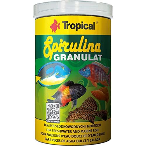 Tropical Spirulina Granulaat, plantaardig granulaatvoer, per stuk verpakt (1 x 1 l)
