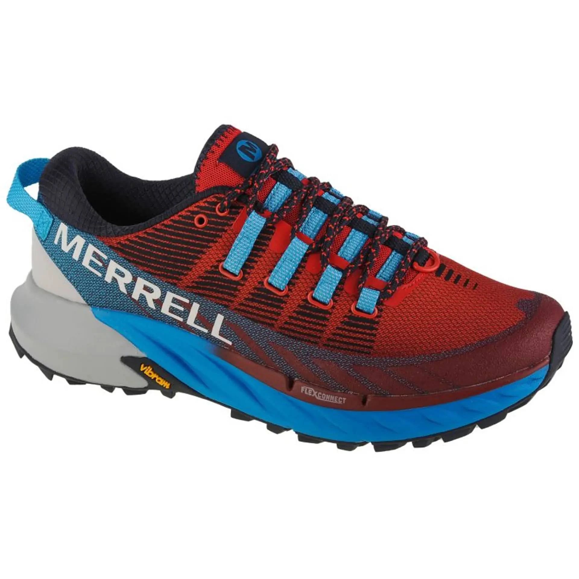 Merrell Agility Peak 4 - Trailrunning Schoenen - Heren - Rood/Blauw - Maat 41