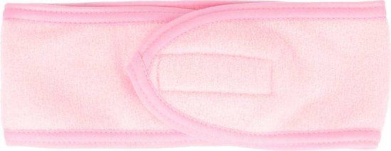 Roze Haarband Beauty Make-Up - Verstelbaar - Synthetisch Textiel