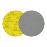 Klingspor 342289 FD 500 Slijpschijf met schuim voor verf, lak, plamuurmes zonder gat, 3000 korrel, 125 mm diameter, 10 stuks
