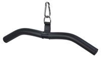Poignée de tirage triceps - Corde de traction par câble - 48 cm - Noir - Poignée antidérapante en EVA