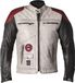 Helstons Tracker Rag Leren Jas Wit Zwart Rood