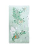 Mani TEXTILE TPS_MOND_VER80 tapijt, polyester, groen, 80 x 150