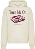 Mister Tee Turn Me On Record Player Fluffy Hoodie/trui - 5XL - Creme