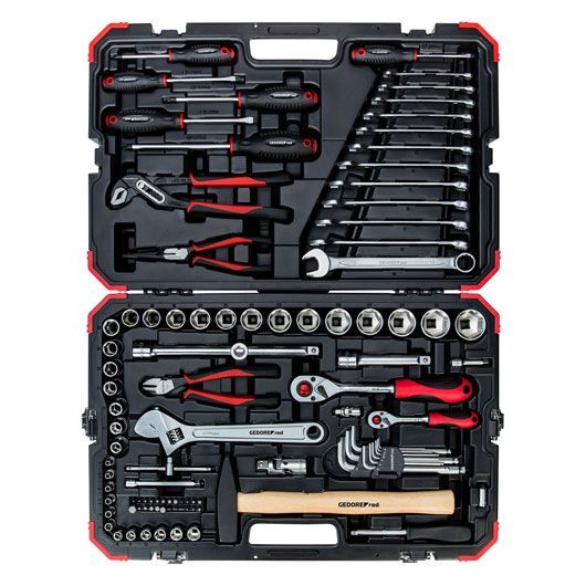 Gedore RED R46003100 3300063 Dopsleutelset - 100-delig