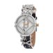 Police Montre en cuir gris avec cadran blanc et boîtier en acier inoxydable