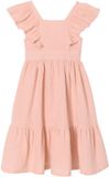 Vertbaudet Robe mi-longue pour filles en gaze de coton