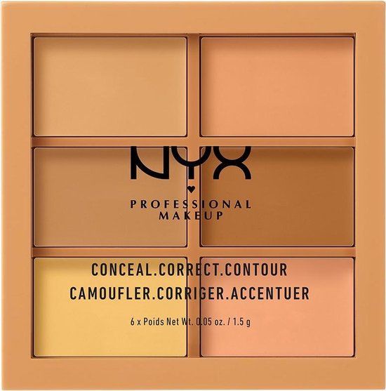 NYX Professional Makeup 3C Palette - Conceal, Correct, Contour - Light - 9g