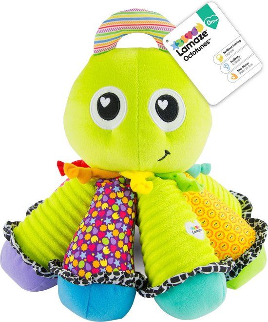 Lamaze Octotunes - Knuffel met Muziek - Lichtgroen - 0+ maanden