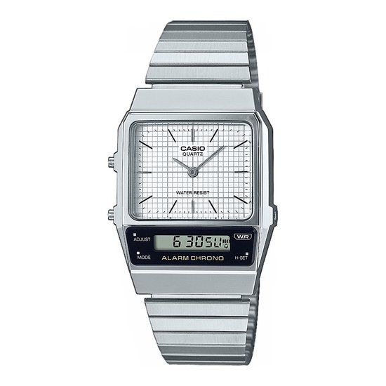 Casio Vintage AQ-800E-7AEF Unisex Watch 32 mm - Silver