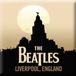 Rock Off The Beatles - Liverpool - Aimant de réfrigérateur - 7,5 x 7,5 cm