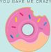 Paperdesign Servetten - 20x - You Bake me Crazy - donut - 33 x 33 cm - 3-laags papier - ruitjes - tafel diner/lunch servetten