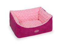 Nobby Comfort Vierkant Bed Arusha, 45 x 40 x 18 cm, Roze