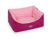 Nobby Comfort Vierkant Bed Arusha, 45 x 40 x 18 cm, Roze