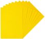 Herlitz 227256 doos met tekenkarton 50 x 70 cm, 10 stuks, zonnegeel