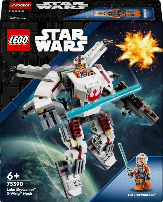 LEGO Star Wars Luke Skywalker X-wing Mecha 75390 Building Set