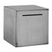 Relaxdays Spaarpot die niet open kan - 15x15x15 cm - RVS - Volwassenen - Zilver