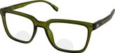 Vista Bonita Leesbril Cubo XL Bifocaal-Army Green-+3.50
