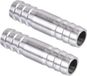 Allecto Plus Barb hose connector, 13 x 50 mm Stainless Steel - Set of 2