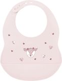 Nattou Mealtime Slabbetje met Opvangbakje - 28 cm - Roze