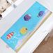 Famanu Tapis de bain antidérapant pour enfants, 100 x 40 cm, tapis de douche de sécurité Soft Comfort avec trous de drainage, tapis de bain de massage Loofah en PVC pour baignoire, douche et espaces humides, séchage rapide