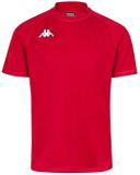 Kappa Kindertrui Telese Rood Polyester Korte Mouw Unisex Maat 140