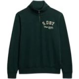 Superdry Ronde hals zip sweatshirt Vintage Athletic