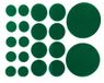 Bulk Hardware BH05283 zelfklevende vloer meubelbescherming viltkussens verschillende maten (20 per vel) groen aas, set van 10 stuks