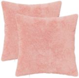 vidaXL Kussensloop 2 st HEERLEN Roze 40 x 40 cm Nep Konijnenbont