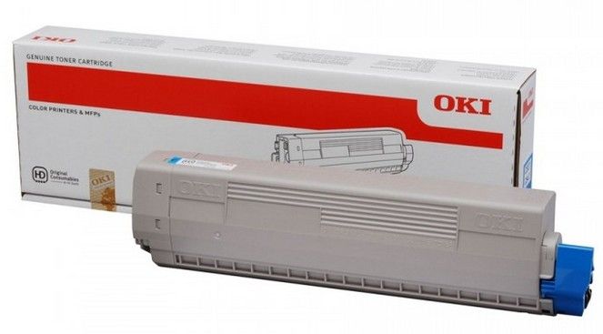 OKI 44059255 toner cartridge cyaan voor MC861 - 10000 pagina's
