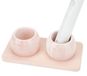Solidchoice - Set de 2 Porte-brosses à dents en céramique (Rose)