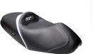 SHAD Comfort Seat lack/Grey-Blue Seams - Piaggio MP3